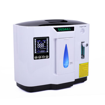 DEDAKJ 1-7L/min Flow Oxygen Concentrator O2 Generator Portable